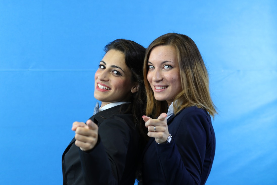 Manuela Pannullo (sinistra) e Ilenia Apicella (destra) al timone di "Fisicamente"