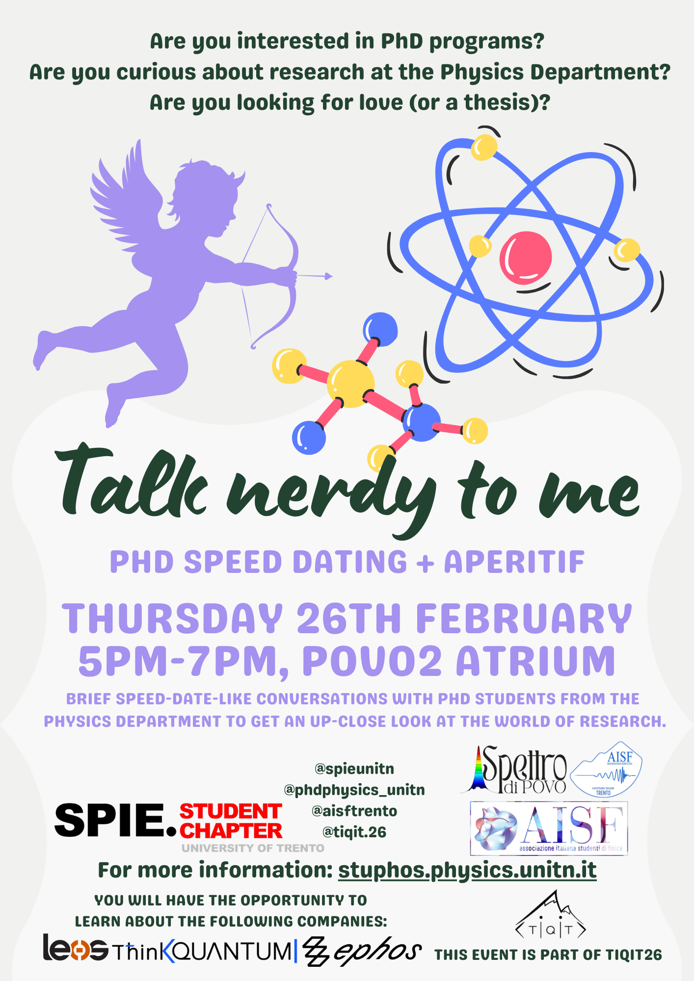 PhD speed dating